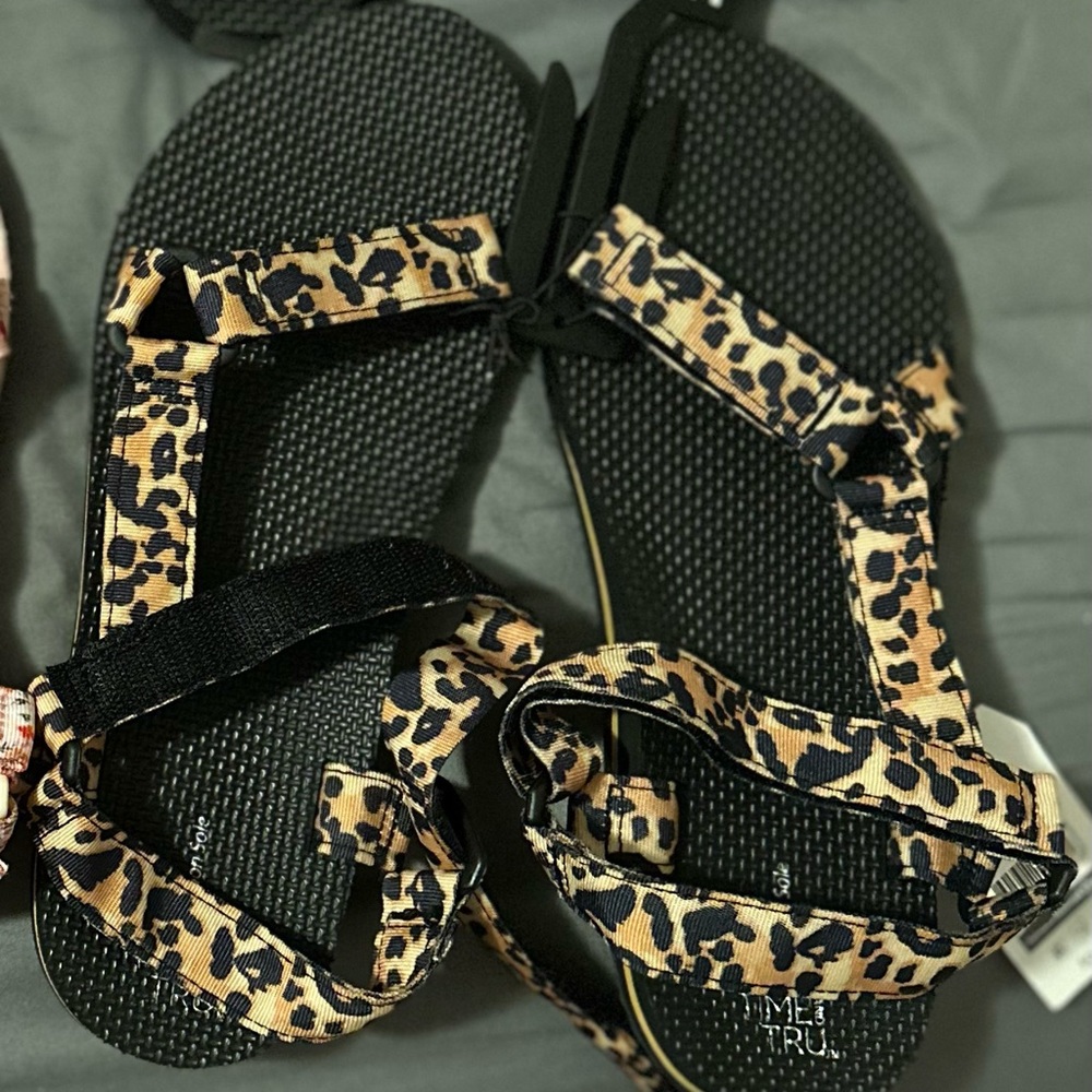 Leopard Sandals
